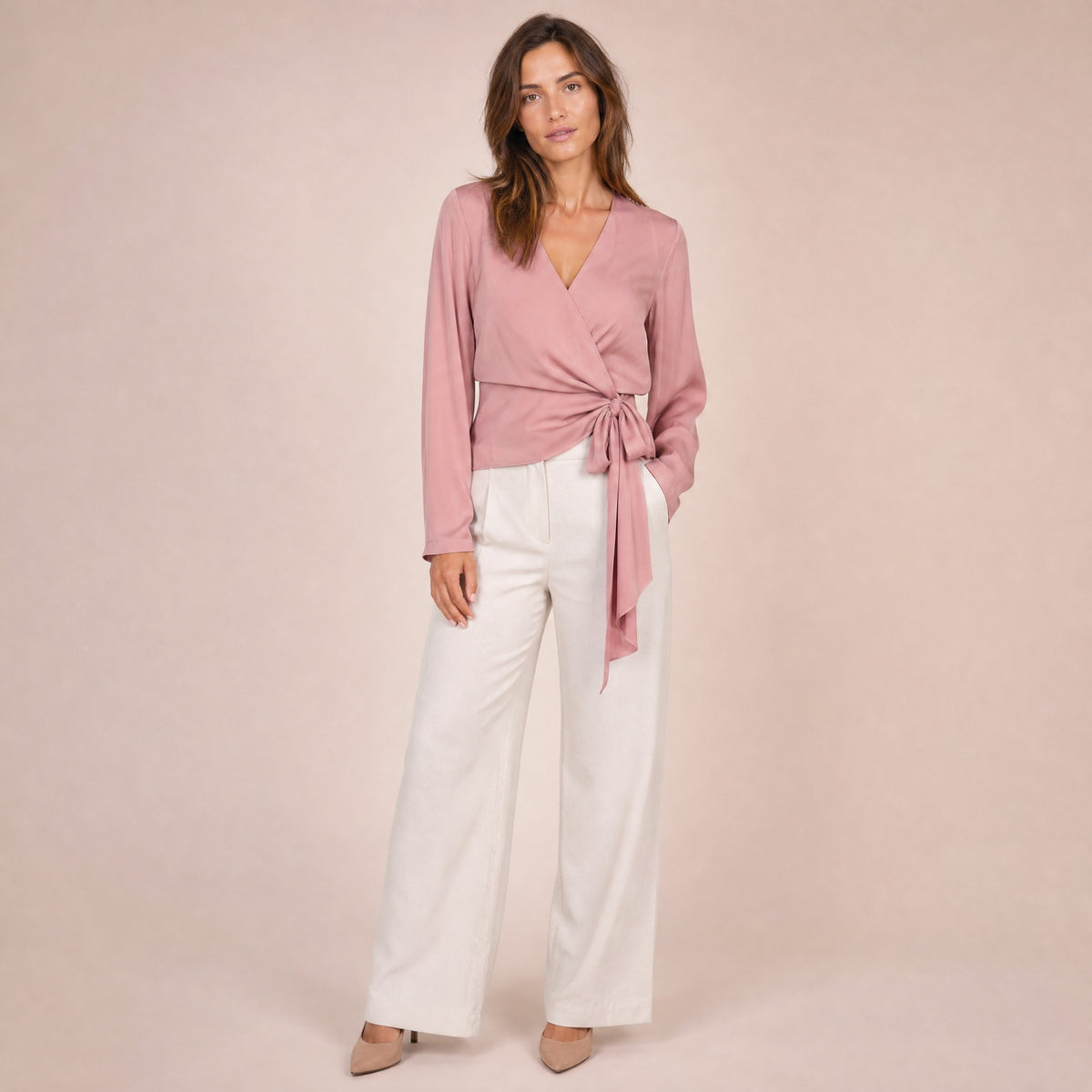 Clara Wickelbluse – Rosé