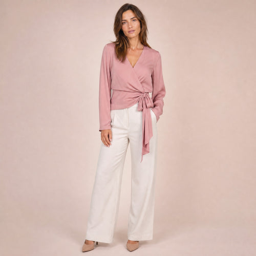 Clara Wickelbluse – Rosé