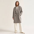 Solveig Oversize-Mantel – Steingrau