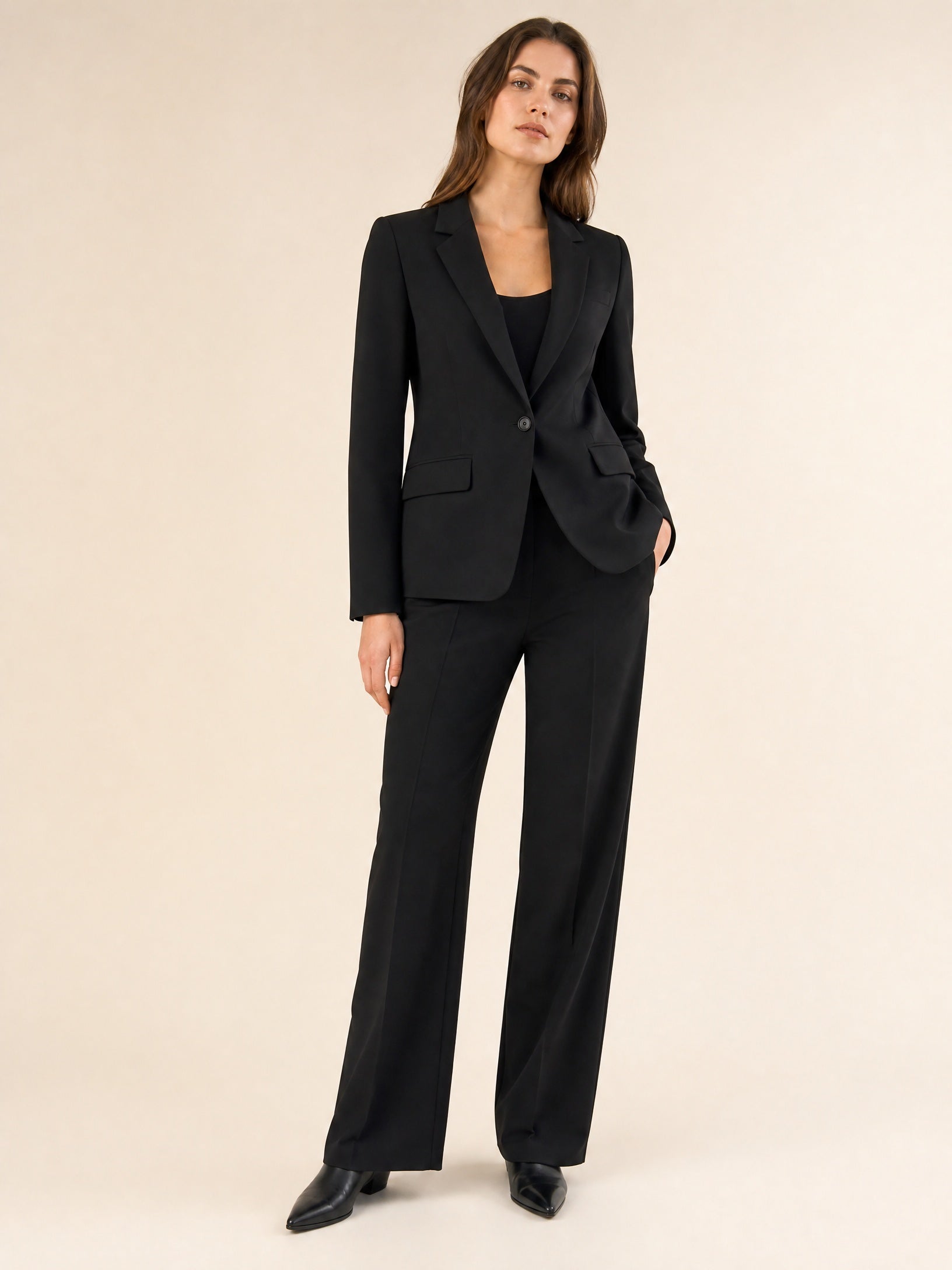 Faye City-Blazer – Schwarz